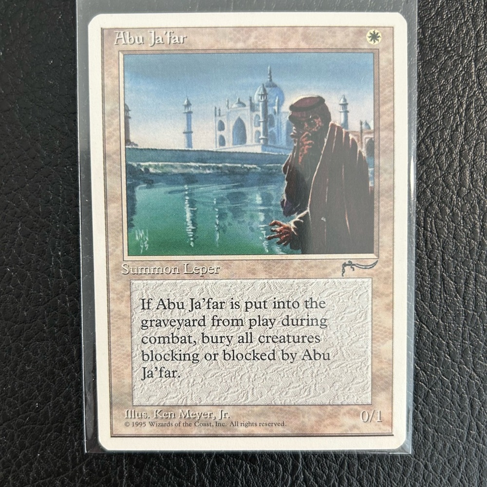 Magic: The Gathering Abu Ja'far Card Arabian Nights Very Rare